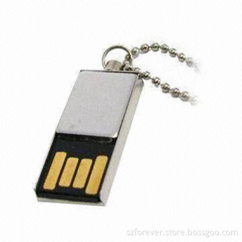 Mini USB Stick with Keychain, Logo Printed Free